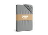 Spannbettlaken OTTO HOME "PHYSALIS in BASIC und PREMIUM Qualität, 100% Baumwolle", grau, B:200cm L:200cm, Jersey (160 g/m²), Obermaterial: 100% Baumwolle, Bettlaken, Spannbettlaken, für Matratzen bis 18 cm Höhe, Bettlaken, Spannbetttuch, pflegeleicht