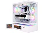 COUGAR Gaming-PC "CFV235 Vision WT 8063 AMD Ryzen 7 9700X 32GB DDR5 2TB SSD RTX 5080", weiß, Microsoft Windows 11 Home (64 Bit), 32 GB RAM 2.000 GB SSD, Desktop-PCs, Windows 11, DDR5 RAM, Wasserkühlung