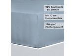 Bettlaken FLORELLA "DECADE Jersey Elastan, 92% Baumwolle", rosa (aster), B:160cm L:220cm, Jersey, Obermaterial: 92% Baumwolle CO. 8% Elasthan EL., Bettlaken, Bettlaken