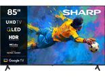 SHARP QLED-Fernseher "4T-C85HPx", Energieeffizienz: E, schwarz, 85 ″, Fernseher, QLED-Fernseher