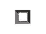 Berker Glasrahmen schwarz 1fach 10116616)