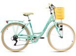 Cityrad KS CYCLING "Cantaloupe" Gr. 48, grün (mint, mint), Fahrräder, Damen, 48cm, 26 Zoll (66,04cm), Cityrad, für Damen, Kettenschaltung