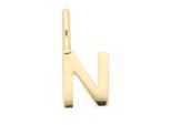 Buchstabenanhänger ADELIA´S "Buchstabenanhänger N 333 Gold ( 8K )", gold, Schmuckanhänger, Damen, N, Gold, Goldanhänger Buchstabe N