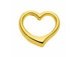 Kettenanhänger ADELIA´S "Anhänger Swingheart 585 Gold ( 14K )", gold, Schmuckanhänger, Damen, Gold, Kettenanhänger, Goldanhänger Swingheart