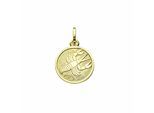 Sternzeichenanhänger ADELIA´S "Sternzeichen Anhänger Krebs 333 Gold ( 8K )", gold, Schmuckanhänger, Damen, Krebs, Gold, Goldanhänger Krebs