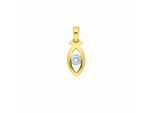 Kettenanhänger ADELIA´S "Anhänger 333 Gold ( 8K ) mit Zirkonia", gold, Schmuckanhänger, Damen, mit Zirkonia, Gold, Kettenanhänger, Goldanhänger