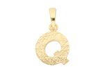 Buchstabenanhänger ADELIA´S "Buchstabenanhänger Q 333 Gold ( 8K )", gold, Schmuckanhänger, Damen, Gold, Goldanhänger Buchstabe Q