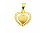 Kettenanhänger ADELIA´S "Anhänger 333 Gold ( 8K )", gold, Schmuckanhänger, Damen, Gold, Kettenanhänger, Goldanhänger