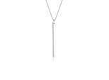 Kette mit Anhänger ELLI "Anhänger Rechteck Schmuck Geschenk 925 Sterling Silber" Gr. 45, silber, Halsketten, Damen, 45, ohne Stein, Silber 925 (Sterlingsilber), L: 45