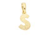 Buchstabenanhänger ADELIA´S "Buchstabenanhänger S 333 Gold ( 8K )", gold, Schmuckanhänger, Damen, S, Gold, Goldanhänger Buchstabe S