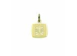Sternzeichenanhänger ADELIA´S "Sternzeichen Anhänger Waage 333 Gold ( 8K )", gold, Schmuckanhänger, Damen, Waage, Gold, Goldanhänger Waage
