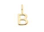 Buchstabenanhänger ADELIA´S "Buchstabenanhänger B 333 Gold ( 8K )", gold, Schmuckanhänger, Damen, B, Gold, Goldanhänger Buchstabe B