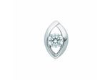 Kettenanhänger ADELIA´S "Anhänger 333 Weißgold ( 8K ) mit Zirkonia", silber, Schmuckanhänger, Damen, mit Zirkonia, Gold, Kettenanhänger, Goldanhänger