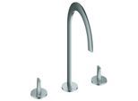 GROHE 3-Loch-Waschtischbatterie, Atrio Icon 3D 20664 edelstahl, 20664SD0 20664SD0