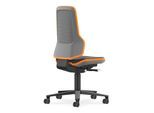 Bimos Arbeitsdrehstuhl Neon Skintec Flexband orange Sitz 450-620 mm Synchrontechnik (9573-4000-3279)