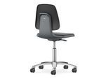Bimos Arbeitsstuhl Labsit mit Rollen Sitz-H.450-650 mm Skintec anthrazit (9123-4000-3285-521)