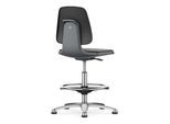 Bimos Arbeitsstuhl Labsit Skintec Sitz-H. 520-770 mm Sitzschale anthrazit Gleiter (9121-4000-3285-525)
