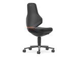 Bimos Industrie- und Laborstuhl Texon mit Rollen Sitzhöhe 450-620 mm Skintec schwarz (9173-4000)