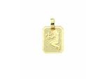Sternzeichenanhänger ADELIA´S "Sternzeichen Anhänger Jungfrau 333 Gold ( 8K )", gold, Schmuckanhänger, Damen, Jungfrau, Gold, Goldanhänger Jungfrau