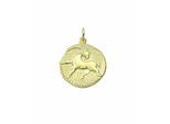 Sternzeichenanhänger ADELIA´S "Sternzeichen Anhänger Steinbock 333 Gold ( 8K )", gold, Schmuckanhänger, Damen, Steinbock, Gold, Goldanhänger Steinbock