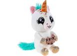Kuscheltier HEUNEC "Einhorn Ice Baby mit Cookie", weiß, Plüschfiguren, KinderB:14cm H:25cm, Kuscheltier, B:14cm H:25cm