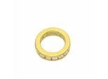 Kettenanhänger ADELIA´S "Anhänger Taufring 333 Gold ( 8K ) mit Zirkonia", gold, Schmuckanhänger, Mädchen, mit Zirkonia, Gold, Kettenanhänger, Goldanhänger Taufring