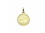 Sternzeichenanhänger ADELIA´S "Sternzeichen Anhänger Fische 333 Gold ( 8K )", gold, Schmuckanhänger, Damen, Fische, Gold, Goldanhänger Fische