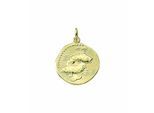 Sternzeichenanhänger ADELIA´S "Sternzeichen Anhänger Fische 333 Gold ( 8K )", gold, Schmuckanhänger, Damen, Fische, Gold, Goldanhänger Fische