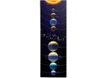 Poster REINDERS "Planeten des Universums", schwarz (farbe bild(er): schwarz), B:53cm H:158cm, Papier, Bilder, Poster