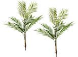 Kunstblume I.GE.A. "Palmzweig", grün, B:50cm H:80cm, Obermaterial: 100% Kunststoff, Kunstpflanzen, 2er Set