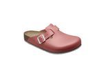 Berufsschuh BIRKENSTOCK "Boston Pro" Gr. 37, rot, 37, Obermaterial: 50% Rindsleder Leather cow. 50% Lammleder LEL., Schuhe