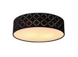 Globo Deckenleuchte , Schwarz, Weiss, Goldfarben , Metall, Kunststoff, Textil , 10 cm , Lampen & Leuchten, Innenbeleuchtung, Deckenlampen, Deckenlampen