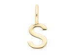 Buchstabenanhänger ADELIA´S "Buchstabenanhänger S 333 Gold ( 8K )", gold, Schmuckanhänger, Damen, S, Gold, Goldanhänger Buchstabe S