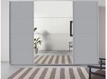 Schwebetürenschrank RAUCH "Kleiderschrank Schrank Garderobe Ankleide TOPSELLER OTELI", grau (seidengrau), B:315cm H:229cm T:62cm, Holzwerkstoff, Schränke, Schwebetürenschrank, Breiten 203/271/315/360 cm Höhen 210/229 cm MADE IN GERMANY