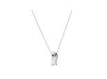 Zeeme Basic Anhänger mit Kette 925/- Sterling Silber rhodiniert Zirkonia