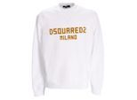 Dsquared2 Milano Logo Cool Fit Weißes Sweatshirt