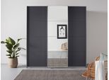 Schwebetürenschrank RAUCH "Kleiderschrank Schrank Garderobe Ankleide TOPSELLER OTELI", grau (graumetallic), B:203cm H:210cm T:62cm, Holzwerkstoff, Schränke, Schwebetürenschrank, Breiten 203/271/315/360 cm Höhen 210/229 cm MADE IN GERMANY
