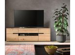 TV-Schrank HOME AFFAIRE "REHAT, TOPSELLER, Breite 184 cm, 2 Türen, 1 Klappe, 1 Schublade", basalt grau, artisan eiche nachbildung, B:184cm H:55cm T:44cm, Holzwerkstoff, Schränke, TV-Schrank, Lowboard, TV Lowboard, Anrichte, Fernsehschrank, Sideboard