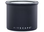 Vorratsdose AIRSCAPE "Airscape", schwarz, B:12,1cm H:14cm L:12,1cm Ø:12,1cm, Edelstahl, Kunststoff, Lebensmittelaufbewahrungsbehälter, Vorratsdose, mit Ventil-Deckel, robuste Verarbeitung