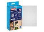 tesa® Klett-Fliegengitter INSECT STOP Premium, zum Befestigen an Fensterrahmen, L 1200 x B 2400 mm, anthrazit-transparent