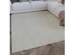 Wollteppich WECON HOME "Hamptons TWENTY", beige (creme weiß), B:240cm H:15mm L:340cm, Schurwolle, Teppiche, Läufer, Schurwolle, Kurzflor, Wohn- & Schlafzimmer, elegant, Streifen