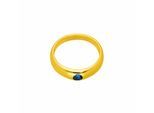 Kettenanhänger ADELIA´S "Anhänger Taufring 585 Gold ( 14K ) mit Saphir", gold, Schmuckanhänger, Mädchen, Gold, Kettenanhänger, Goldanhänger Taufring