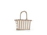 Reisenthel Einkaufskorb Carrybag XS summerstripes coffee, Creme, Textil, 5 L, 33.5x18x19.5 cm, Freizeit, Koffer & Taschen, Einkaufskörbe