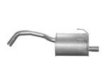 IMASAF Endschalldämpfer 269207 hinten für Fiat
