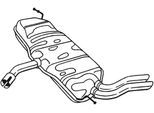 BOSAL Endschalldämpfer 227233 für SEAT