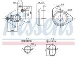 NISSENS Ölkühler, Motoröl 91362 für LEXUS