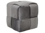 Xora Hocker, Dunkelgrau, Textil, quadratisch, 42x43x42 cm, Wohnzimmer, Hocker, Sitzhocker