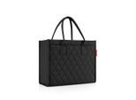 Reisenthel Einkaufstasche Daily shopper rhombus black, Schwarz, Textil, 14 L, 42x35x17 cm, Freizeit, Koffer & Taschen, Einkaufstaschen