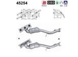 AS Katalysator 45254 für BMW