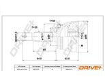 DRIVE+ Gelenksatz, Antriebswelle dp2110101270 für HYUNDAI